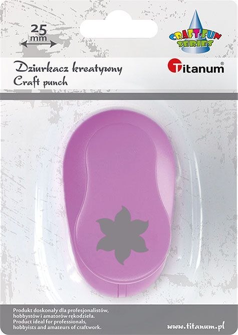 Dziurkacz ozdobny Craft-Fun Series 25mm kwiat Titanum (T-8810-125e)