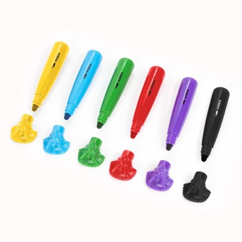 Flamaster 6 kol. Kidea (FJFD6KKA)