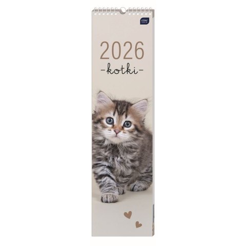 Kalendarz ścienny paskowy 135mm x 500mm Interdruk (KOTY)