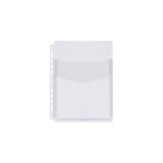 Koszulki na dokumenty A4 kolor: bezbarwny górna klapka Tres