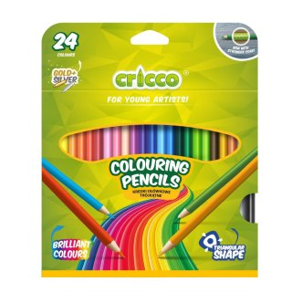 Kredki ołówkowe 24 kol. Cricco
