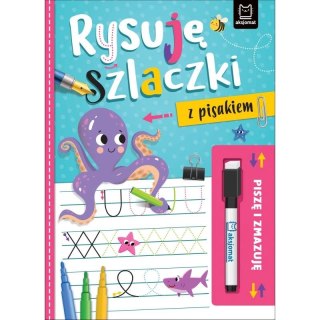 Książka dla dzieci Piszę i zmazuję. Rysuję szlaczki z pisakiem Aksjomat