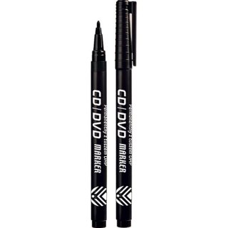 Marker do cd wkład czarny 1mm Tetis (KM111-V)