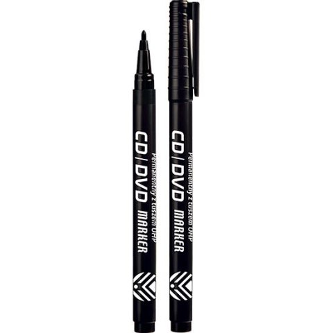 Marker do cd wkład czarny 1mm Tetis (KM111-V)