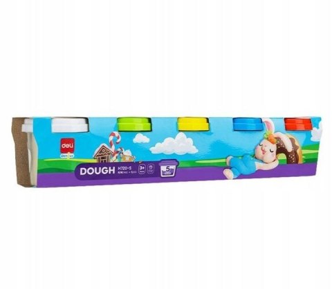 Masa plastyczna dla dzieci 5 pak mix Argo (EH720-5)