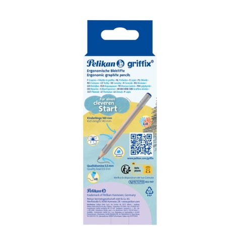 Ołówek Griffix 822947 HB Pelikan (300000453)