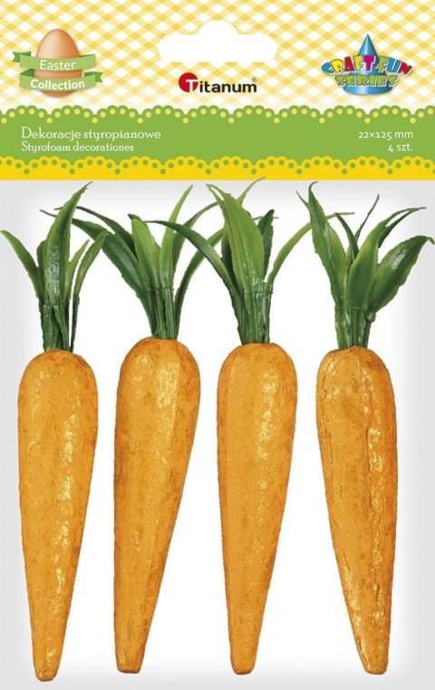 Ozdoba styropianowa Craft-Fun Series marchewki Titanum (7527)