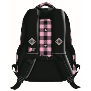 Plecak PINK CHECKEREDR 3-KOMORY St.Right (BP-26)