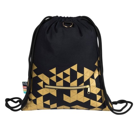 Plecak (worek) na sznurkach Stright GEOMETRY GOLD St.Right (SO-11)