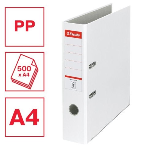 Segregator dźwigniowy Ekonomiczny A4 75mm biały Esselte (11250)