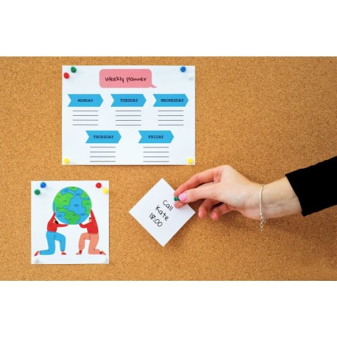 Tablica korkowa w drewnianej ramie [mm:] 600x400 Memoboards (TC64/1)