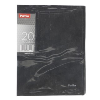 Teczka ofertowa A5 kolor: czarno-pomarańczowy 20 kieszeni Patio (PAT2232/N/01)