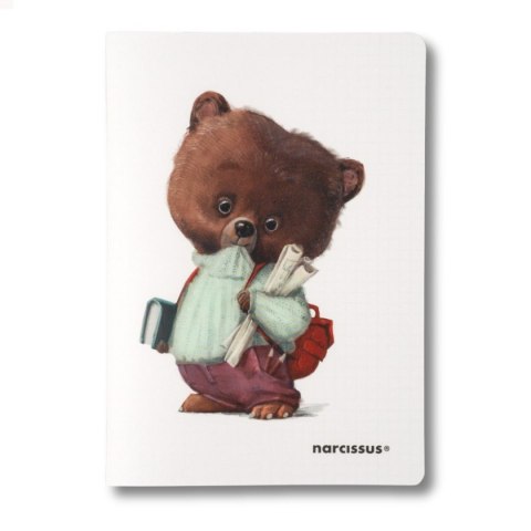 Zeszyt A5 cute PP 60k. 80g krata Narcissus