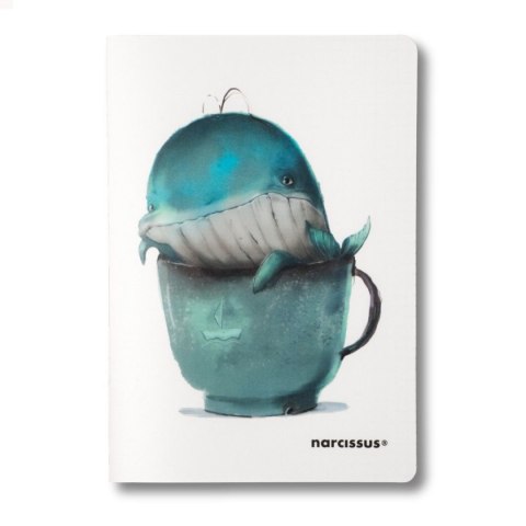 Zeszyt A5 cute PP 60k. 80g krata Narcissus