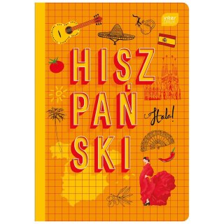 Zeszyt tematyczny A5 HISZPAŃSKI 60k. 70g krata Interdruk (ZE60HIS#)