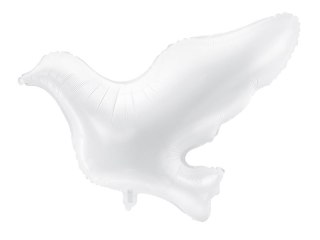 Balon foliowy Gołąb w kolorze białym ok. 77 x 66 cm (30 x 26\"). 26cal Partydeco (FB18-008)