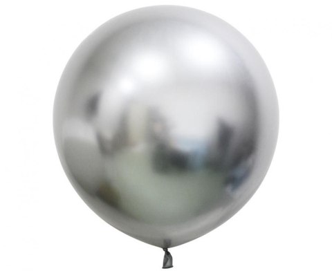 Balon gumowy Beauty&Charm platynowe srebrny 610mm 24cal Godan (CB-2PSR)