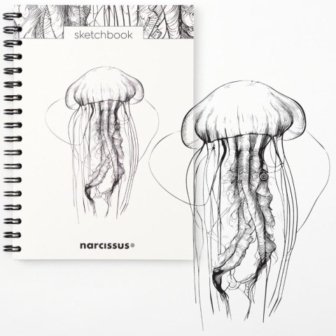 Blok artystyczny szkicownik meduza B5 120g 60k Narcissus