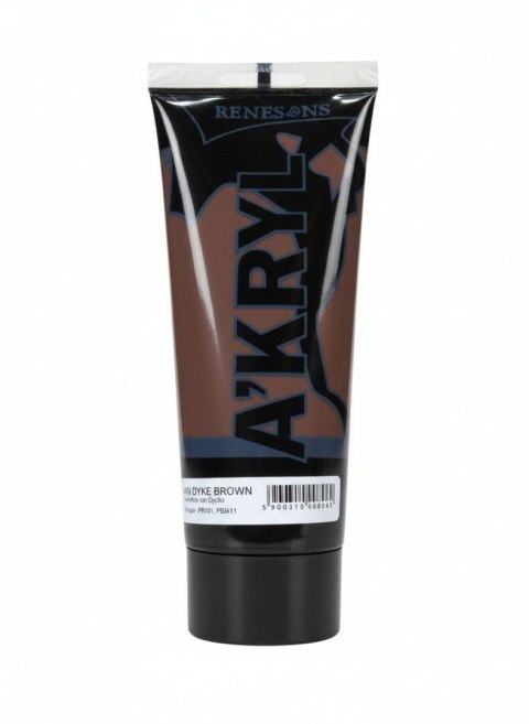 Farba akrylowa kolor: brązowa 200ml Renesans (26)