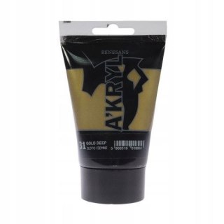 Farba akrylowa kolor: złoty ciemny 100ml Renesans (31)