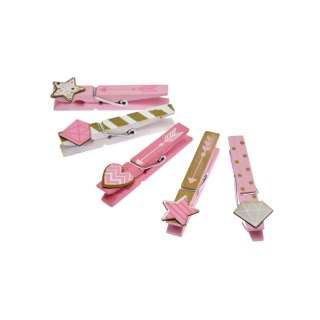 Klamry Walentynka serduszka mix 5 szt Arpex (WA3975)