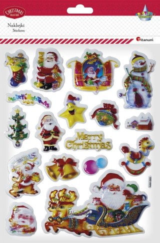 Naklejka (nalepka) Craft-Fun Series Boże Narodzenie wypukłe Titanum (AAK-069)