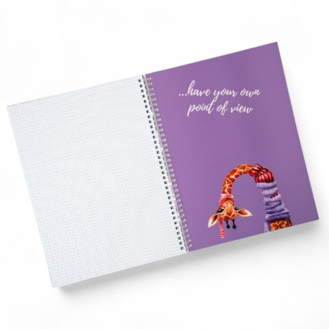 Notes (notatnik) A4 zyrafa 80k. krata Narcissus