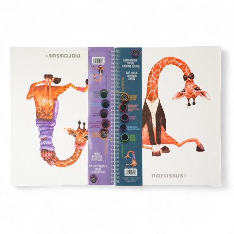 Notes (notatnik) A4 zyrafa 80k. krata Narcissus