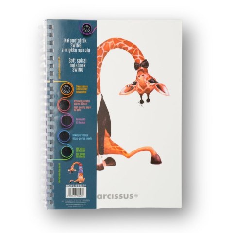 Notes (notatnik) A5 zyrafa 80k. krata Narcissus