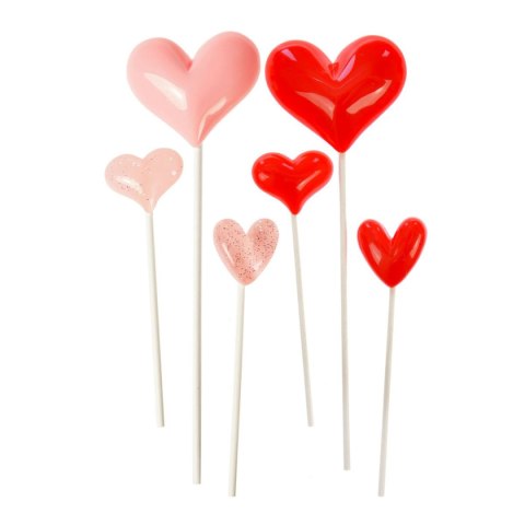 Ozdoba na piku serduszka 3szt. Arpex (WA3913)