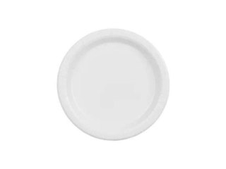 Talerz jednorazowy biały papier śr. 180mm 6 szt Partydeco (TPP90-008)