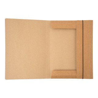 Teczka do podpisu A4 eco szara tektura Narcissus