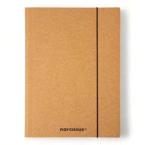 Teczka do podpisu A4 eco szara tektura Narcissus