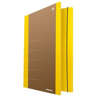 Teczka kartonowa na gumkę Life A4 żółty 500g [mm:] 250x350 Donau (2060001FSC-11)