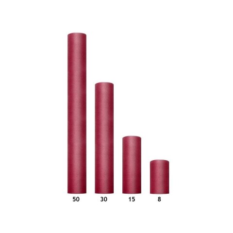 Tiul tiul 0,36 bordowa Partydeco (TIU30-082)