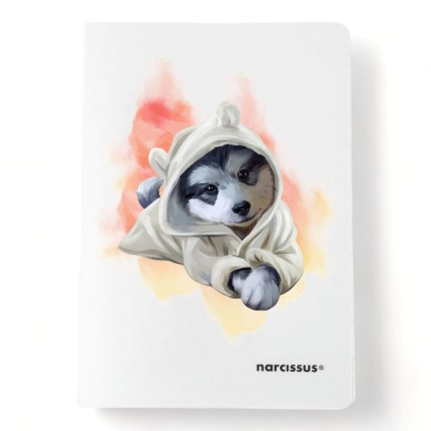 Zeszyt A4 PP 32k. 80g linia Narcissus