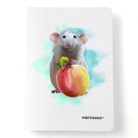 Zeszyt A5 PP 60k. 80g krata Narcissus