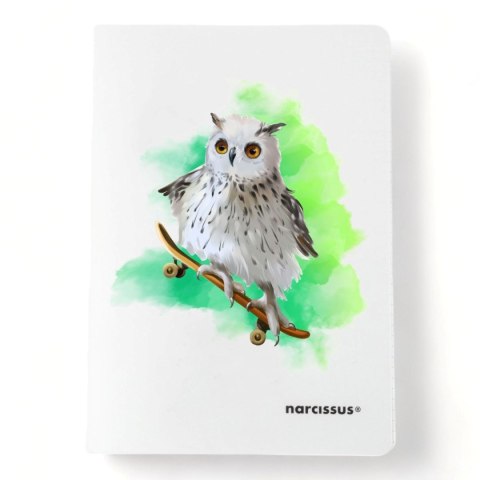 Zeszyt A5 PP 60k. 80g krata Narcissus