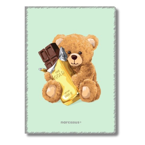 Zeszyt A5 Teddies 60k. 80g krata Narcissus