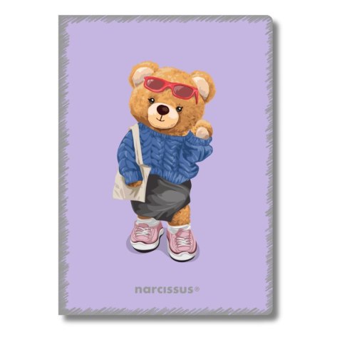 Zeszyt A5 Teddies 60k. 80g krata Narcissus