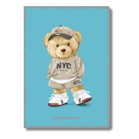 Zeszyt A5 Teddies 60k. 80g krata Narcissus