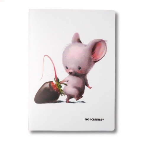 Zeszyt A4 cute PP 32k. 80g linia kolor Narcissus