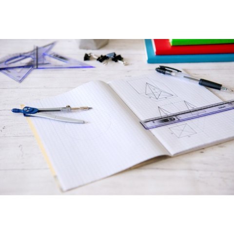 Cyrkiel z linijką 2 el. Memobe (MC008)