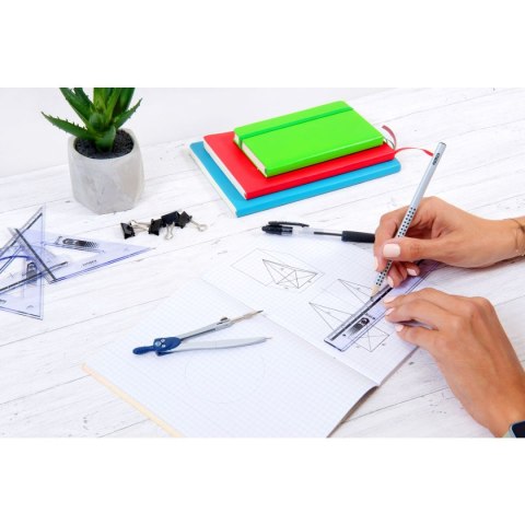 Cyrkiel z linijką 2 el. Memobe (MC008)