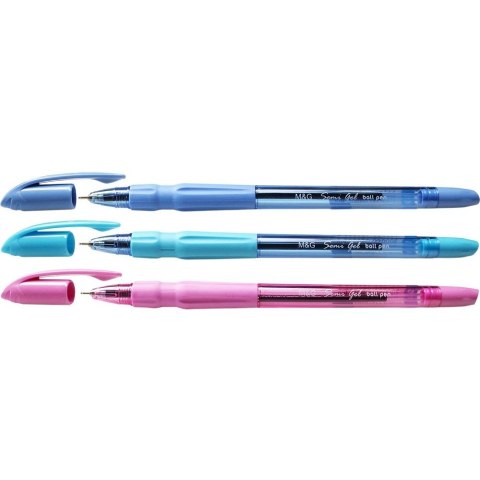 Długopis Focus Semi Gel wkład niebieski 0,5mm M&G (ABP62977)