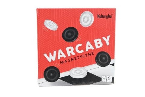 Gra edukacyjna Gra Warcaby Magnetyczne Kukuryku