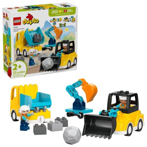 Klocki konstrukcyjne Duplo Maszyny budowlane 3 w 1 Lego (10475)