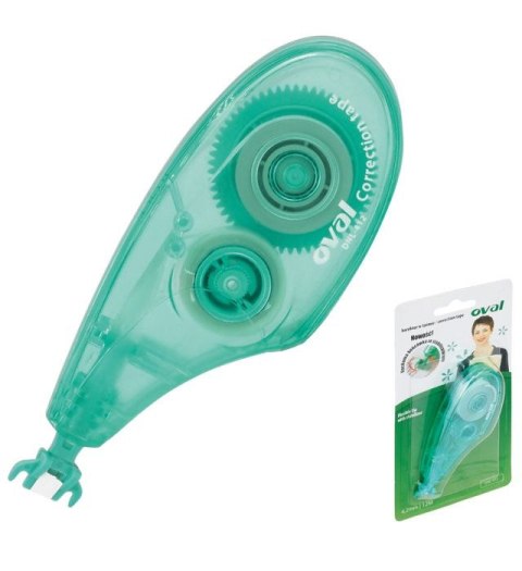 Korektor w taśmie (myszka) 4,2x12 [mm*m] Oval (DNL-412)