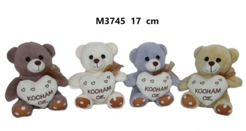 Pluszak miś z sercem 4 kolory [mm:] 170 Sun-Day (166661)