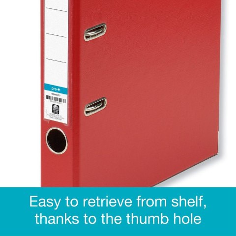 Segregator dźwigniowy 5 cm Pro+ A4 50mm czerwony Elba (100202105)